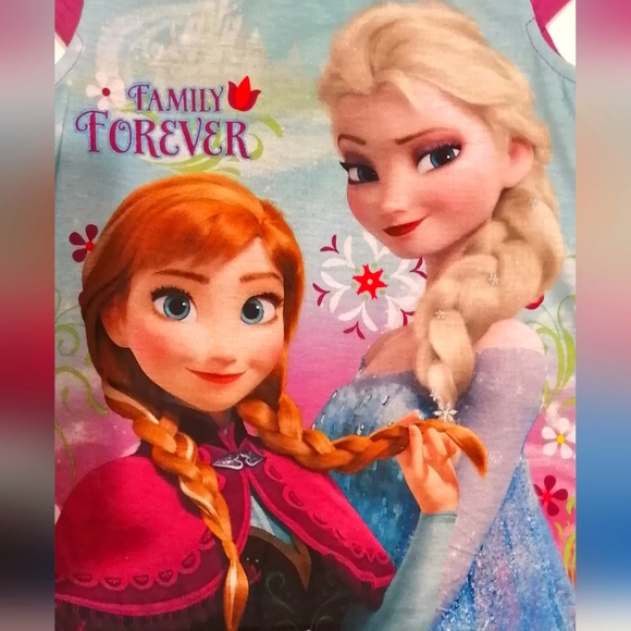 🔥SALE🔥 Disney Frozen Anna Elsa Girls Nightgown NWT Sizes 2T & 4 - Picture 3 of 8